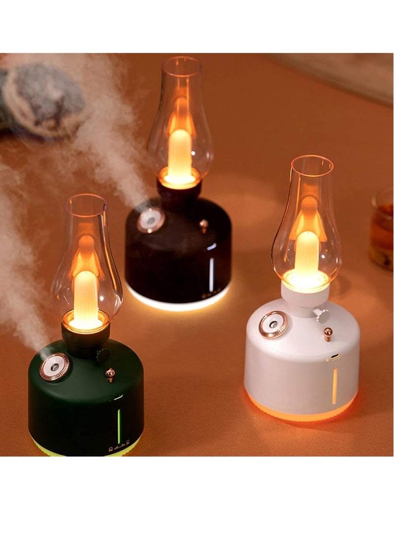 Humidifiers Air Humidifier Lamp Humidifier Atmosphere Lamp Wireless Charging Water Mist Diffuser (Color : Elegant white)