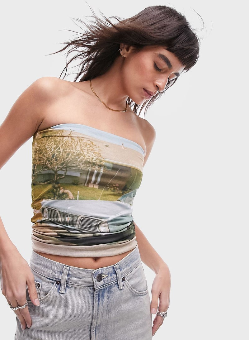 Graphic Bandeau Top