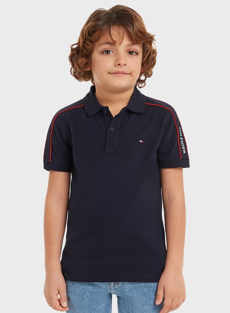 Kids Logo Tape Polo