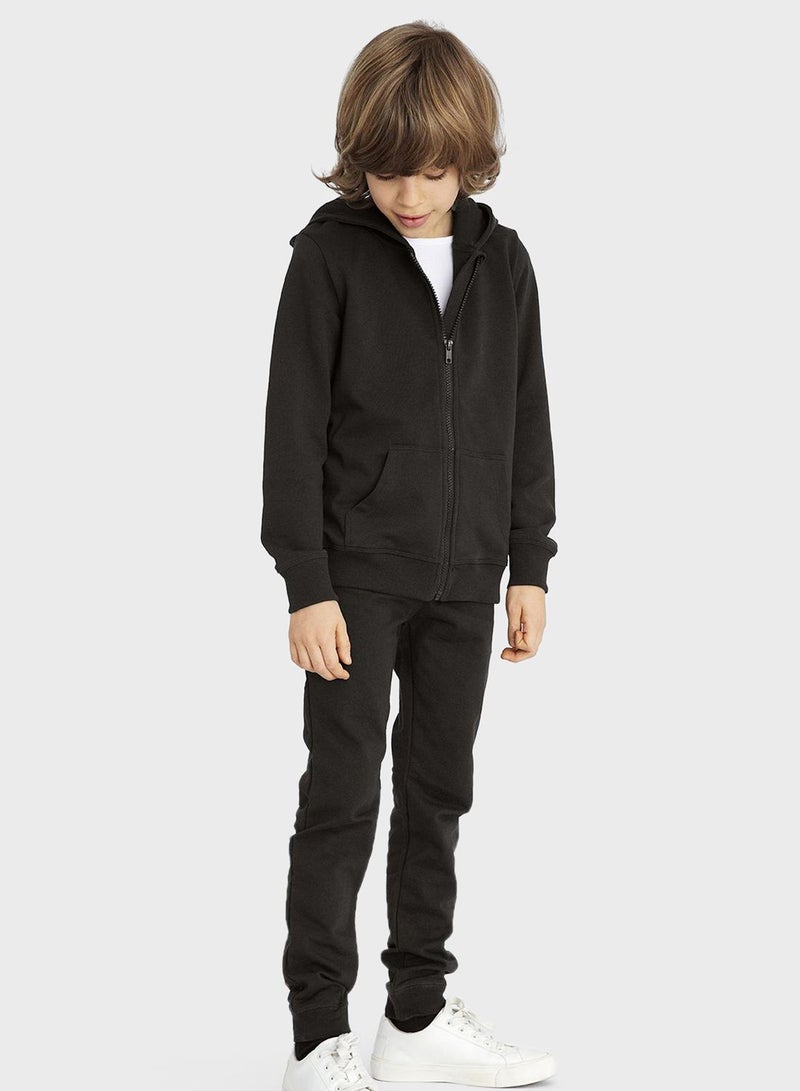 Kids Zip Through Hoodie