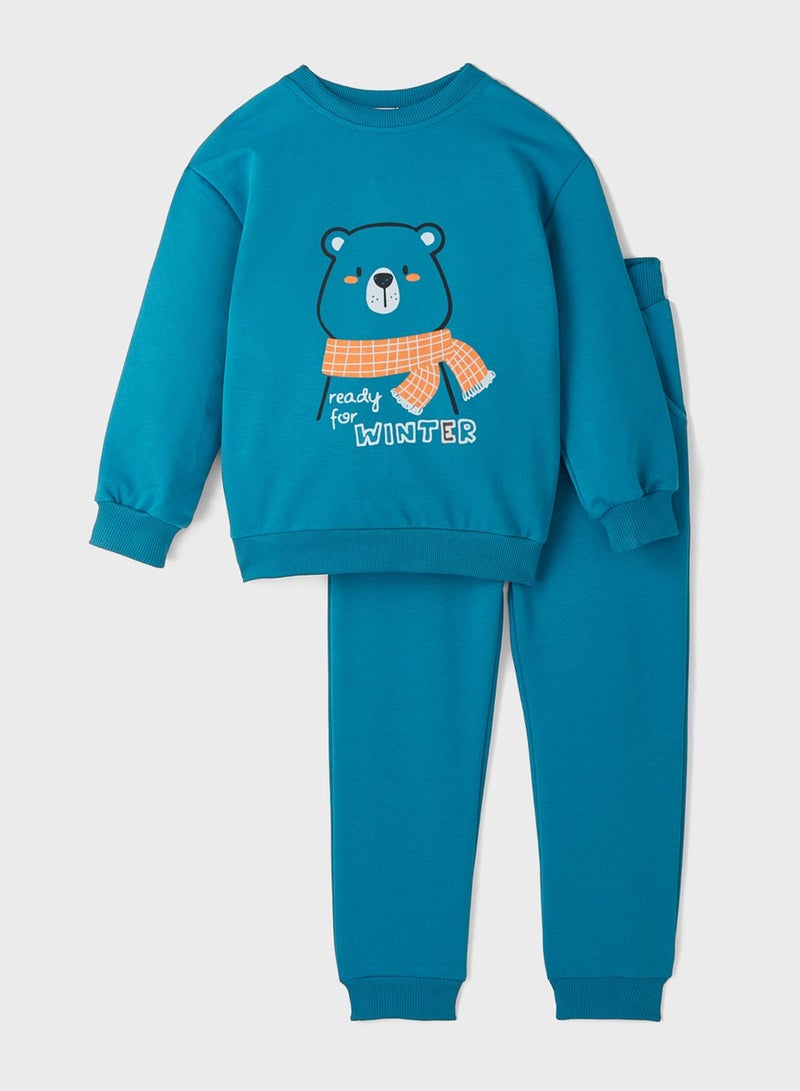 Kids Mountain Tracksuit Set