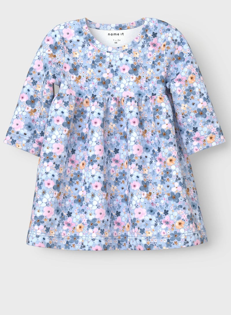 Kids Floral Print Dress