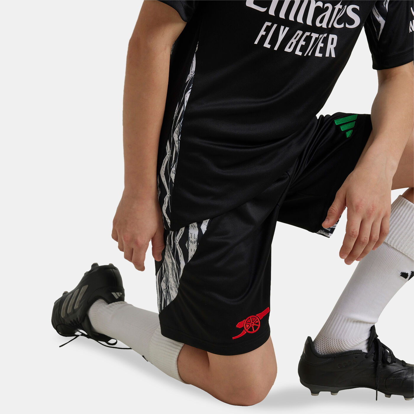 Kids' Arsenal 24/25 Away Replica Football Shorts