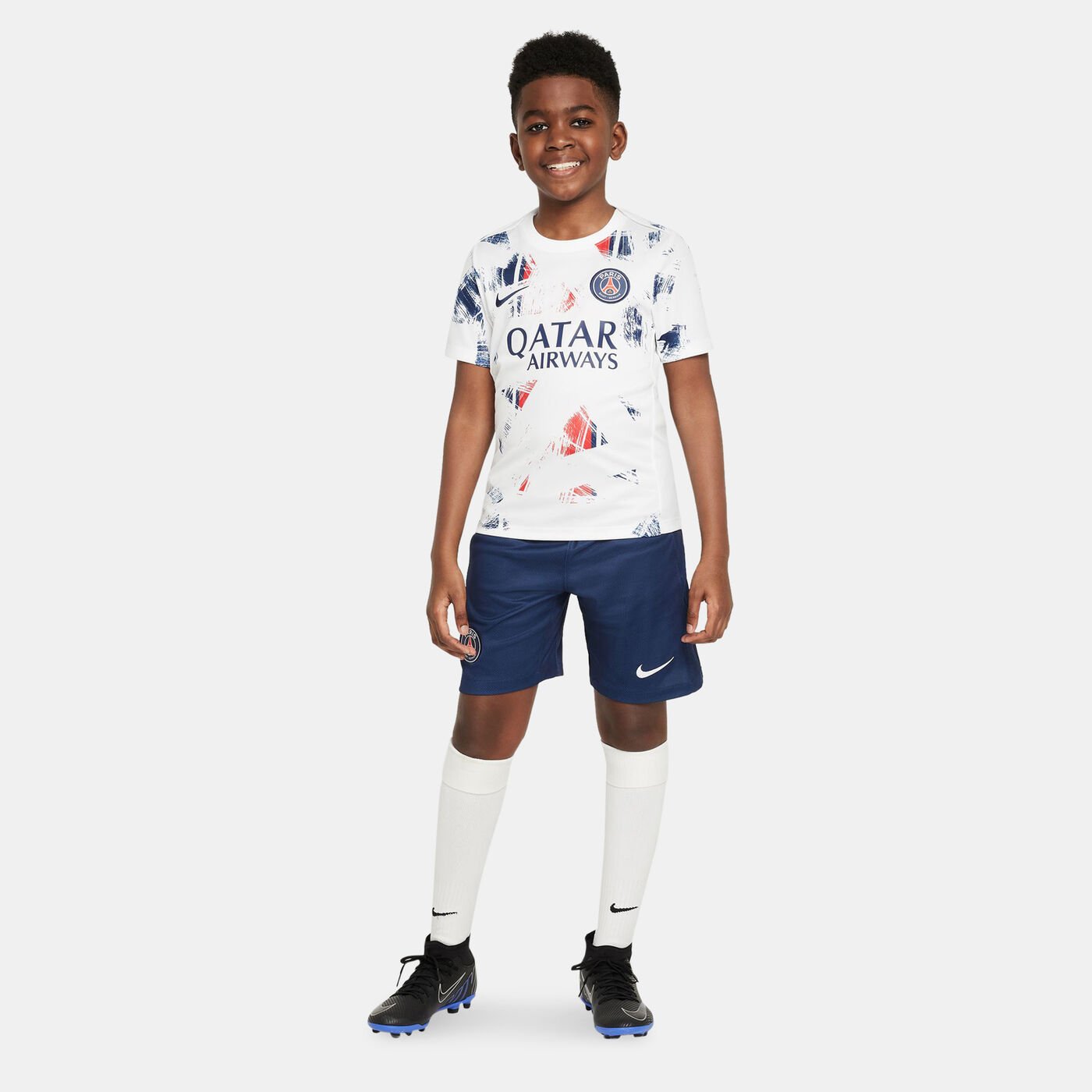 Kids' Paris Saint-Germain Academy Pro Away Pre-Match Football Top (Older Kids)