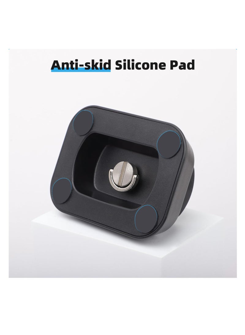 Stand Base for Insta360 X4, Silicone Non- Slip Stand Base Desktop Mount, Lightweight and Compact, Practical Camera Stand Base, Gimbal Support Adapter Stabilizer for Insta360 X4 Accessories