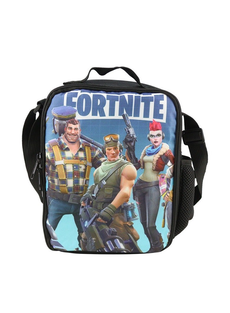 Waterproof Insulated Fortnite Lunch Bag Picnic Bag Single Shoulder Crossbody Bag