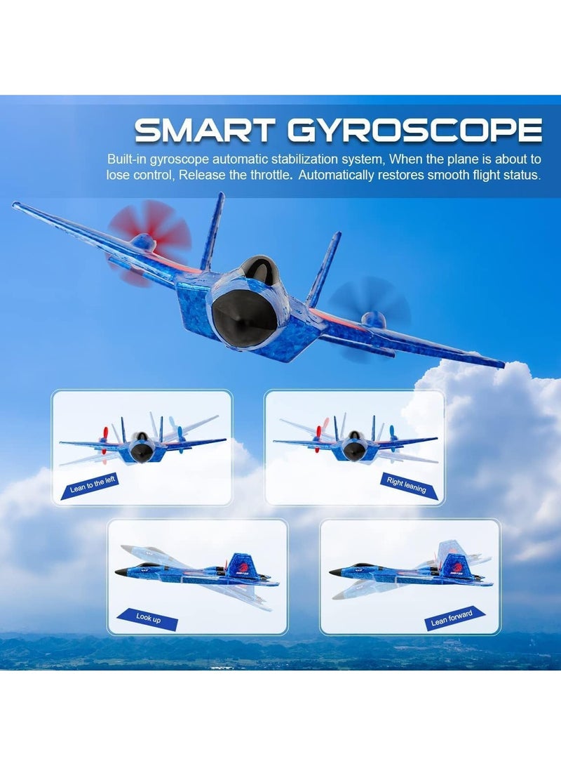 Flying Jet, Remote Control Airplanes Toy for Boys Girls Kids, RC AirPlane, F22 Airplane Fighter Ready to Fly, 2.4Ghz 2 Channel