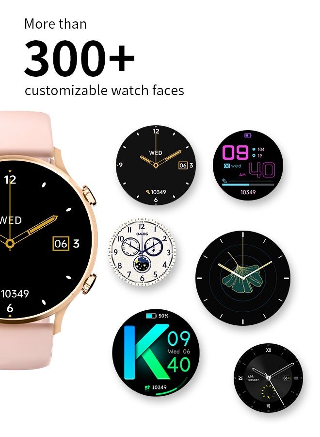 Korean Brand Smart Watch Y5，Business Smartwatch, Waterproof Fitness Watch, Bluetooth Calling, Compatible with Android and iOS,Smartwatch For Men, Zinc Alloy Vacuum Plating, Heart Rate Monitoring