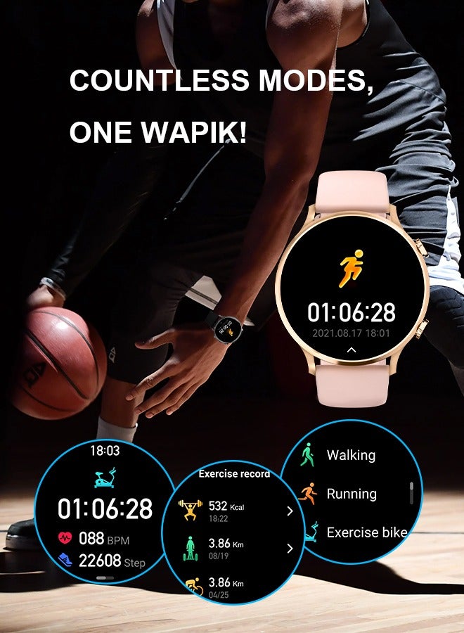 Korean Brand Smart Watch Y5，Business Smartwatch, Waterproof Fitness Watch, Bluetooth Calling, Compatible with Android and iOS,Smartwatch For Men, Zinc Alloy Vacuum Plating, Heart Rate Monitoring