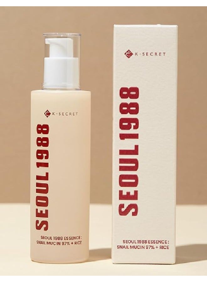 SEOUL1988 Essence : Snail Mucin 97% + Rice 100ml