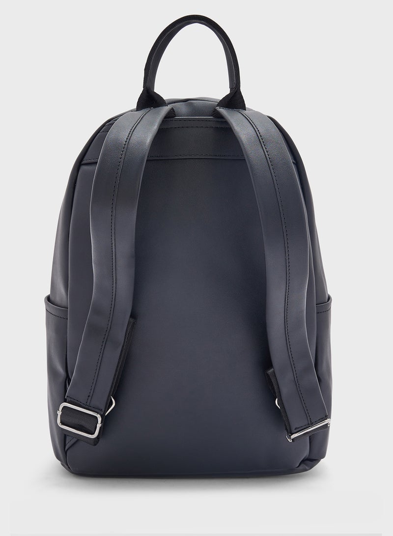 Faux Leather Backpack