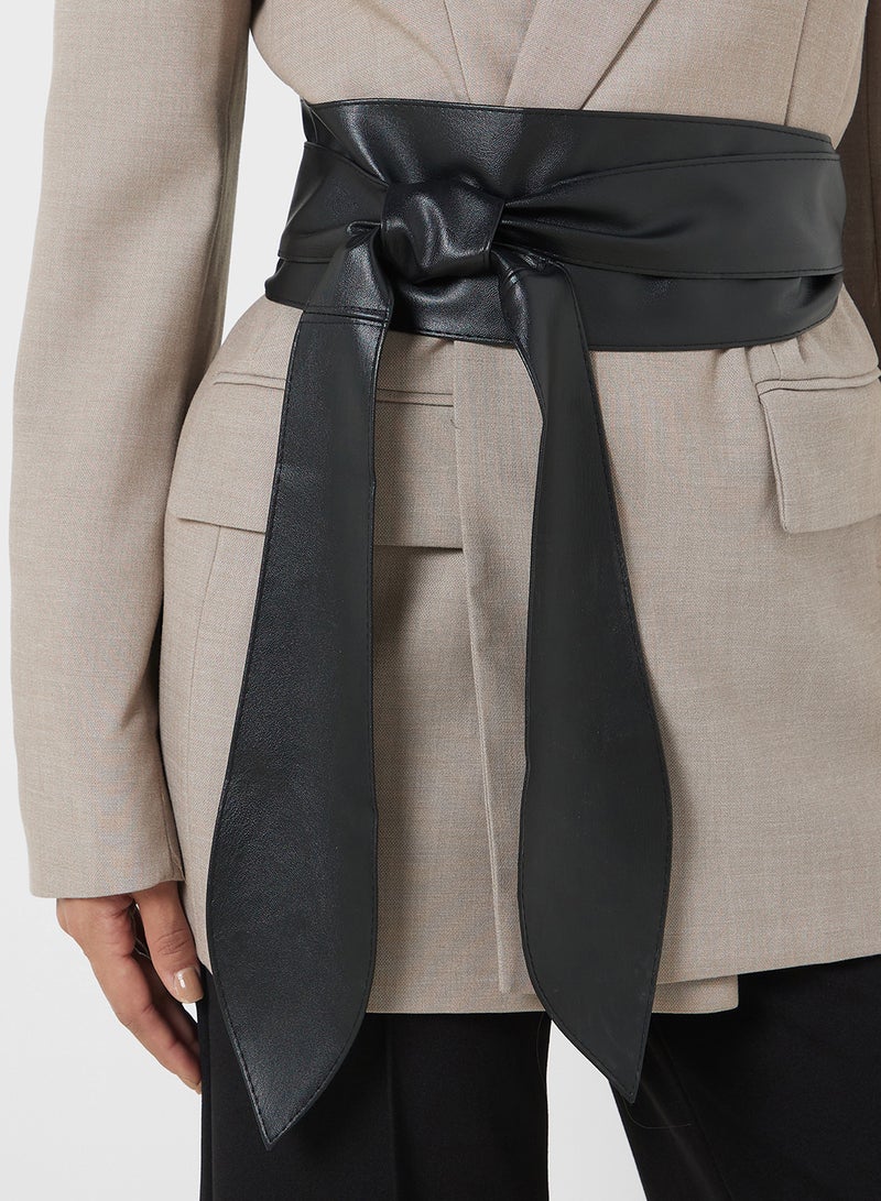 Tie Detail Waist Belt