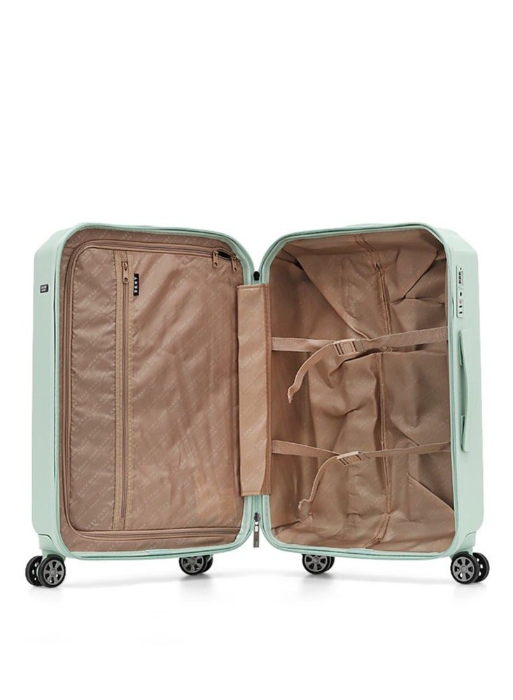 Clean Cut Hardside Luggage on Wheels for Unisex | Ultra Lightweight ABS on with Spinner Wheels 4 Color Mint Sage