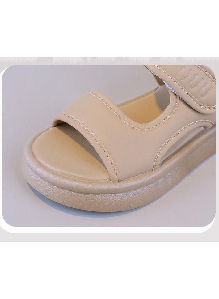 Girls' Summer Soft-Soled Non-Slip Sandals For Middle And Older Students