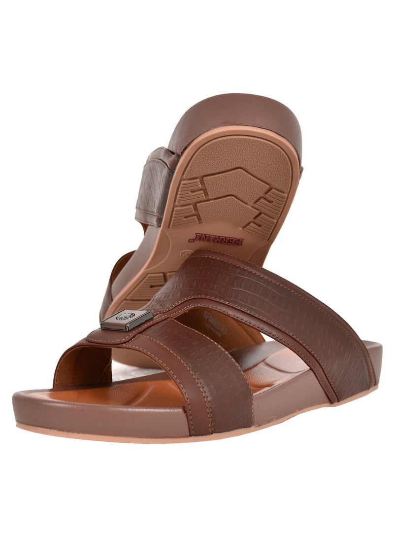 Mens Patterned Strap Jumbo Arabic Sandals