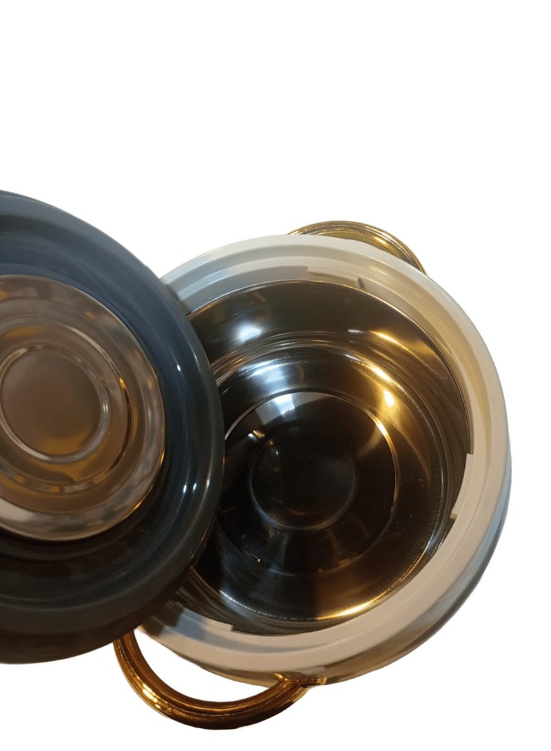 3Pc Casserole Set SS Inner 1.3+2.25+2.95L Twist Lock