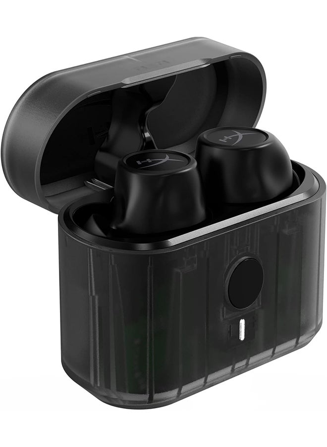 HyperX Cirro Buds Pro – True Wireless Earbuds, Active Noise Cancellation, ANC, Ambient Sound Mode, Low Latency, Bluetooth 5.2, IPX4, Fast Charge, PC, Nintendo Switch, Mobile - Black