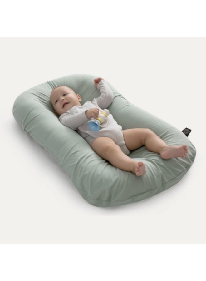Travel Cot,with Mosquito Net and Awning, Foldable Baby Tent, Washable Crib Bionic Travel Bed Breathable Cradle Cot