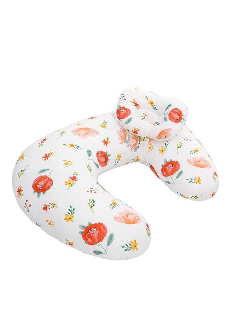 Baby Breastfeeding Nursing Pillow,Positioner,Machine Washable U Shape Nursing,Infant Support Pillow Bonus Head Positioner,Adjustable Pillow For Breastfeeding