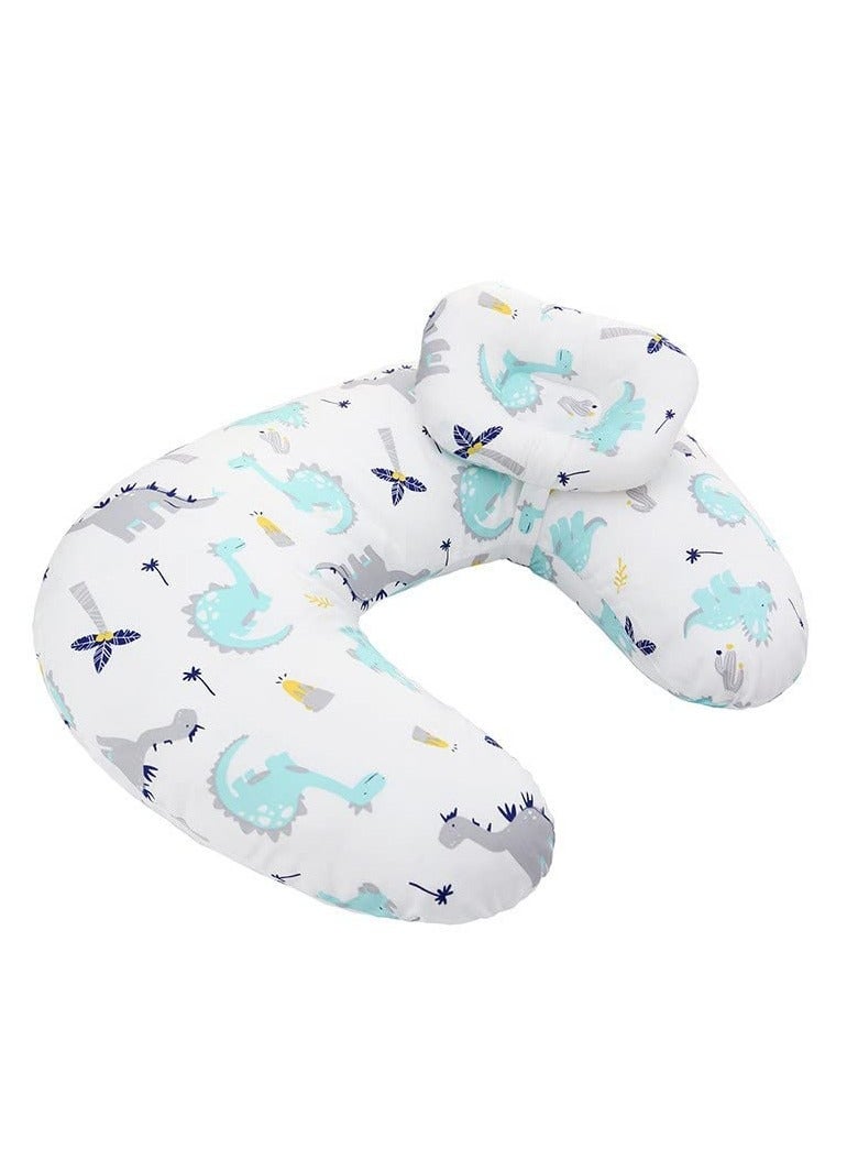 Baby Breastfeeding Nursing Pillow,Positioner,Machine Washable U Shape Nursing,Infant Support Pillow Bonus Head Positioner,Adjustable Pillow For Breastfeeding