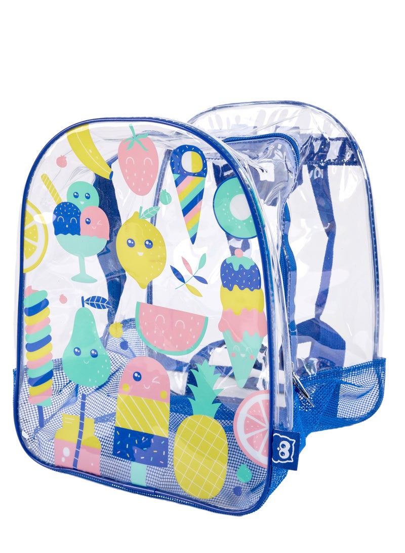 Eurekakids Kids Beach Backpack | Waterproof | Perfect for Beach and Travel | For 3Y+