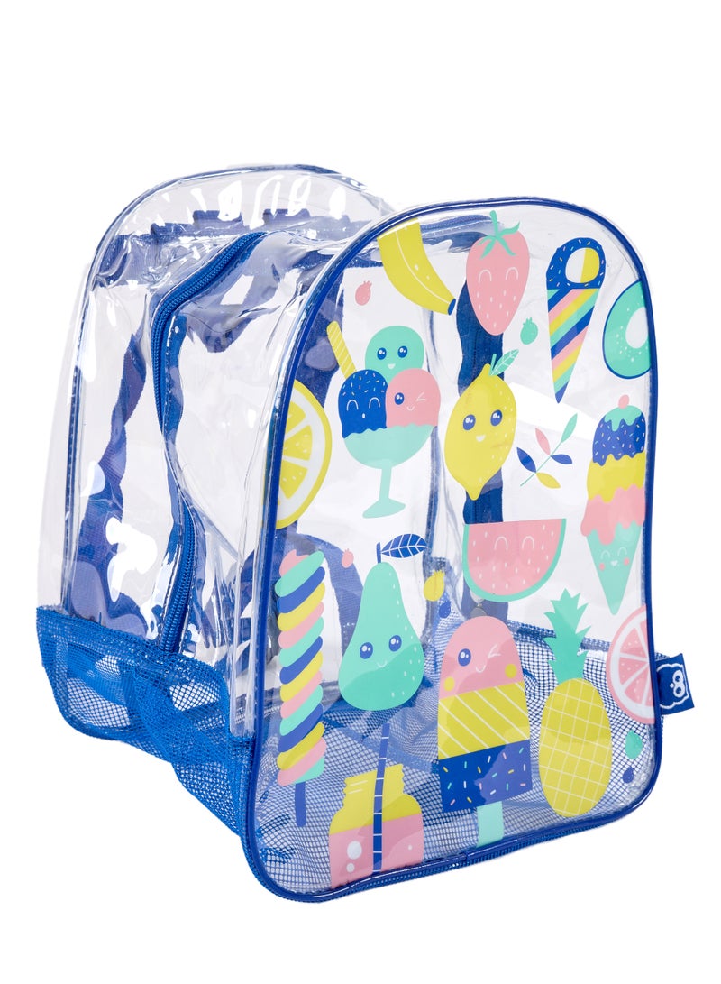 Eurekakids Kids Beach Backpack | Waterproof | Perfect for Beach and Travel | For 3Y+