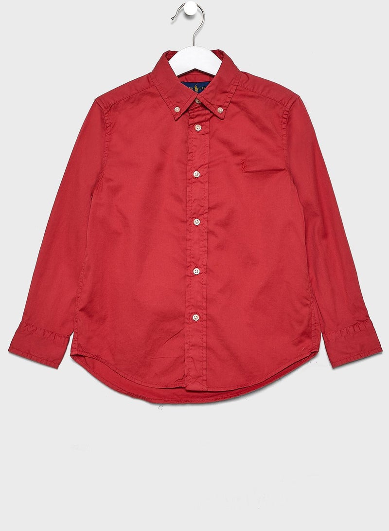 Kids Button Down Shirt