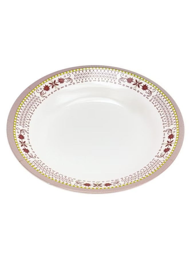 10.75 Inches Soup Plate- DC2924 Dishwasher-Safe and Chip-Resistant