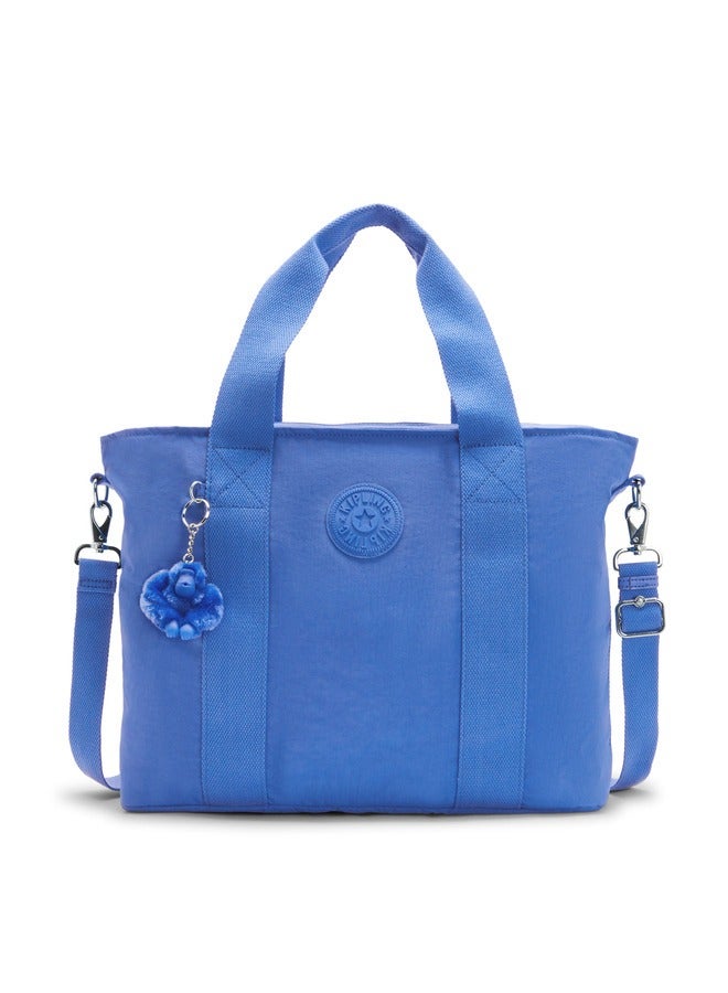 Kipling Minta L Havana Blue Large Tote Bag