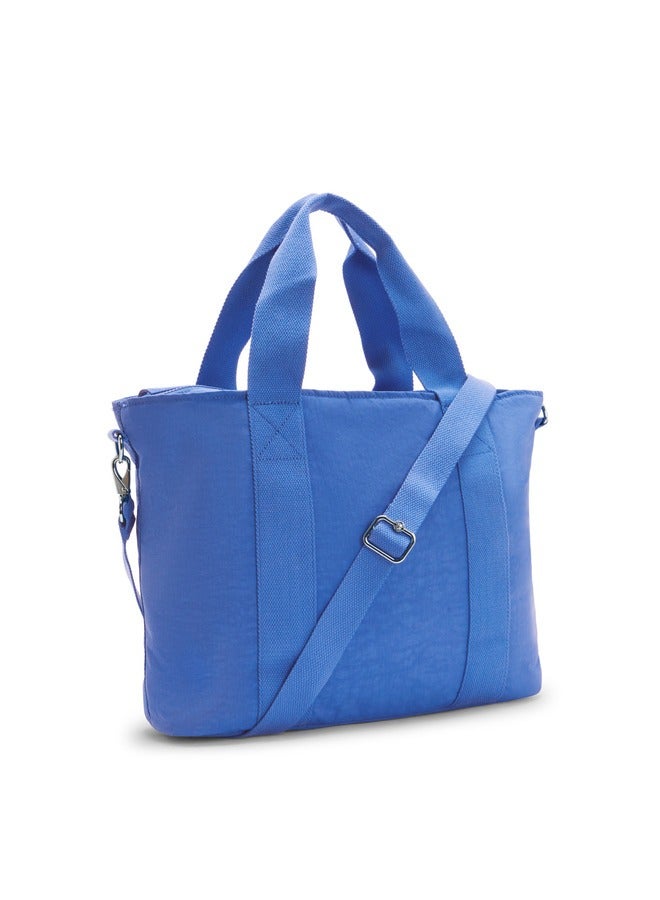 Kipling Minta L Havana Blue Large Tote Bag