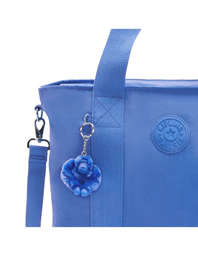 Kipling Minta L Havana Blue Large Tote Bag