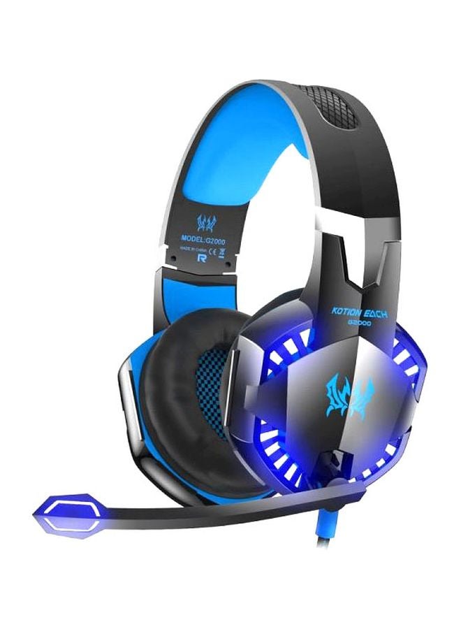 Over-Ear Wired Headset With Mic