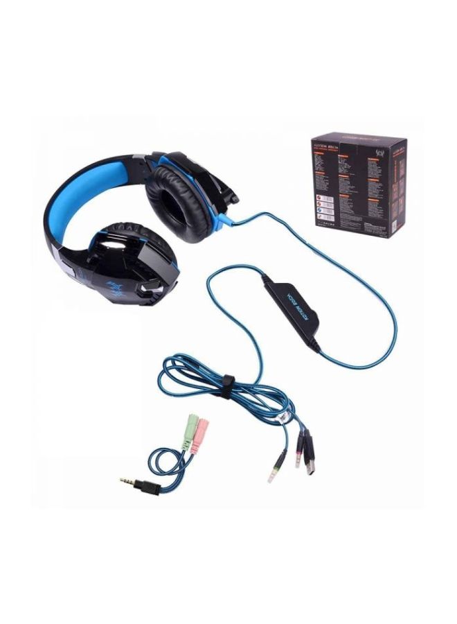 Over-Ear Wired Headset With Mic