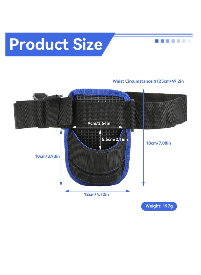 Waist Fishing Rod Holder, Lightweight Fishing Fighting Waist Belt, Oxford Fabric Belt Strap, Support Waist Rod, Holder Belt, Angling Tools Accessories, Fishing Waist Belt, Black