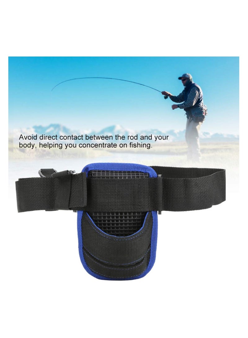 Waist Fishing Rod Holder, Lightweight Fishing Fighting Waist Belt, Oxford Fabric Belt Strap, Support Waist Rod, Holder Belt, Angling Tools Accessories, Fishing Waist Belt, Black