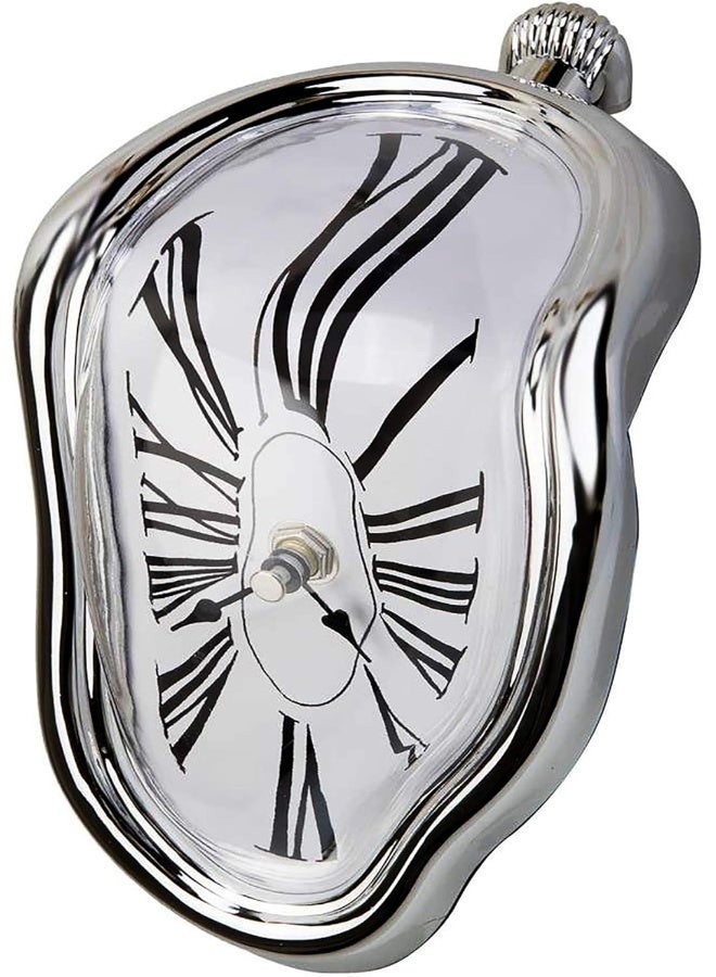 Decorative Dali Watch Melting Clock - Surrealistic Table Shelf Desk Fashion Clock Salvador Dali Inspired Funny Home Office Desks Watch Best Birthday Gift Idea For Men And Women By Creatov
