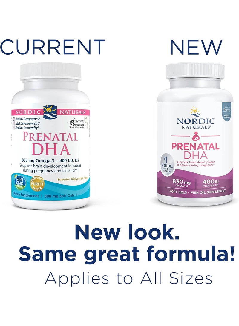 Prenatal Dha Unflavored 90 Ct 500 Mg