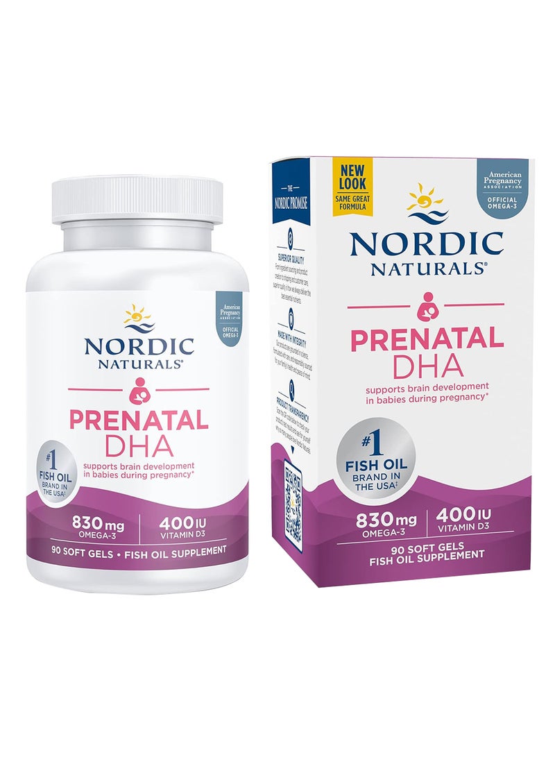 Prenatal Dha Unflavored 90 Ct 500 Mg