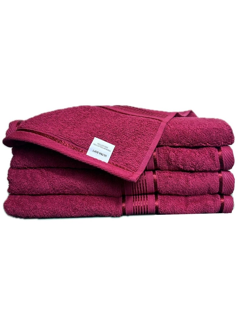 100% Cotton Ultra Soft Bath Towel Set Super Absorbent, Antibacterial Treatment, 430 GSM Terry, Large 70x140 CM