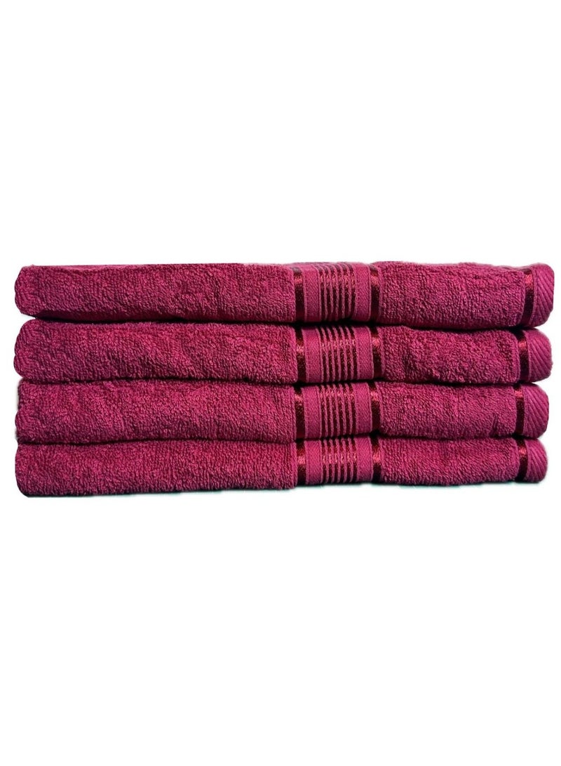 100% Cotton Ultra Soft Bath Towel Set Super Absorbent, Antibacterial Treatment, 430 GSM Terry, Large 70x140 CM