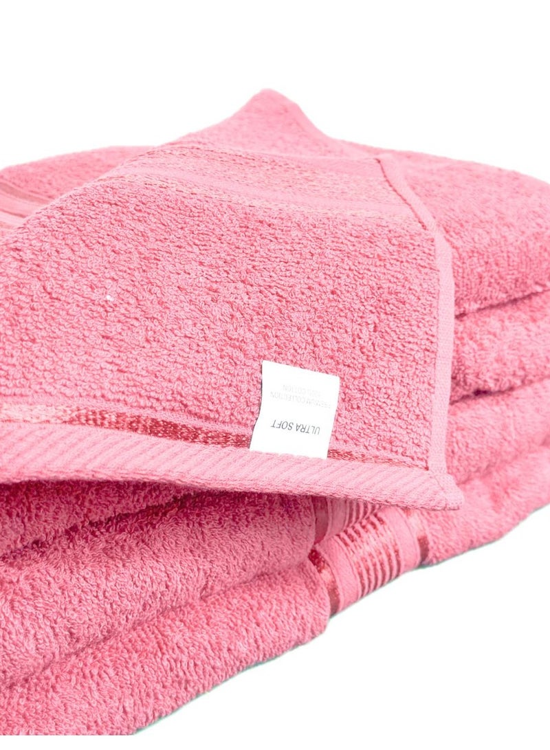 100% Cotton Ultra Soft Bath Towel Set - Super Absorbent, Antibacterial Treatment, 430 GSM Terry, Large 70x140 CM