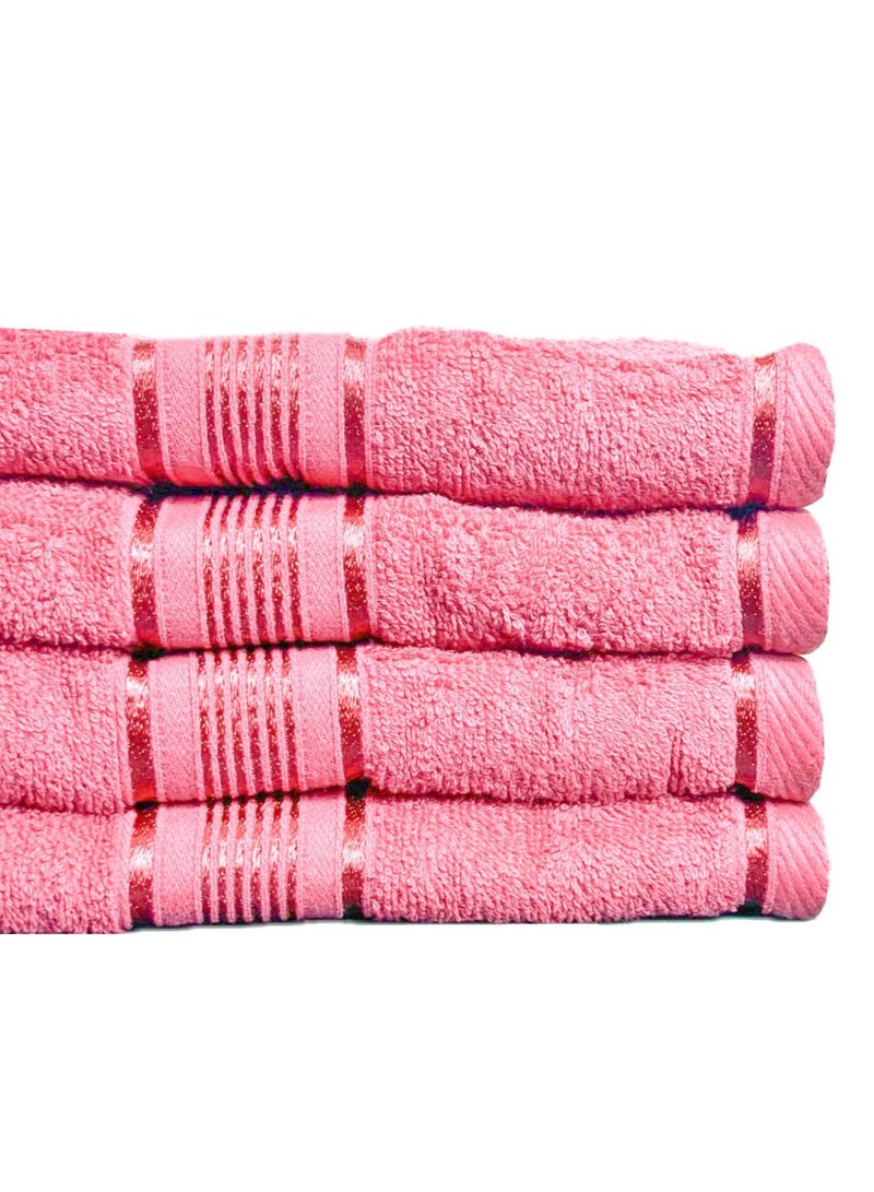 100% Cotton Ultra Soft Bath Towel Set - Super Absorbent, Antibacterial Treatment, 430 GSM Terry, Large 70x140 CM