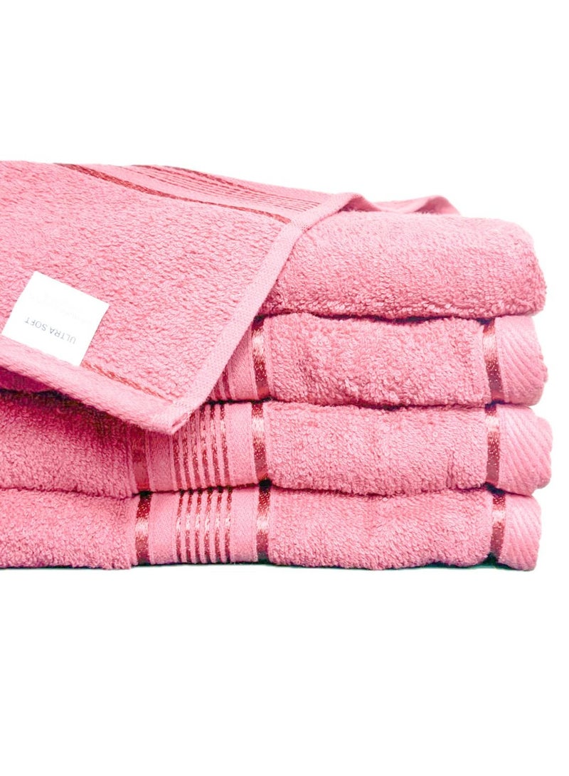 100% Cotton Ultra Soft Bath Towel Set - Super Absorbent, Antibacterial Treatment, 430 GSM Terry, Large 70x140 CM