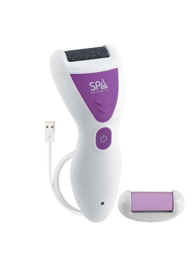 Viva Most Powerful Pedicure Tool Availableprofessional Electronic Foot Smoothing Pedi Tool For Removing Hard Dry Cracked Skincalluses On Feet Rechargeable2 Treatment Heads Included