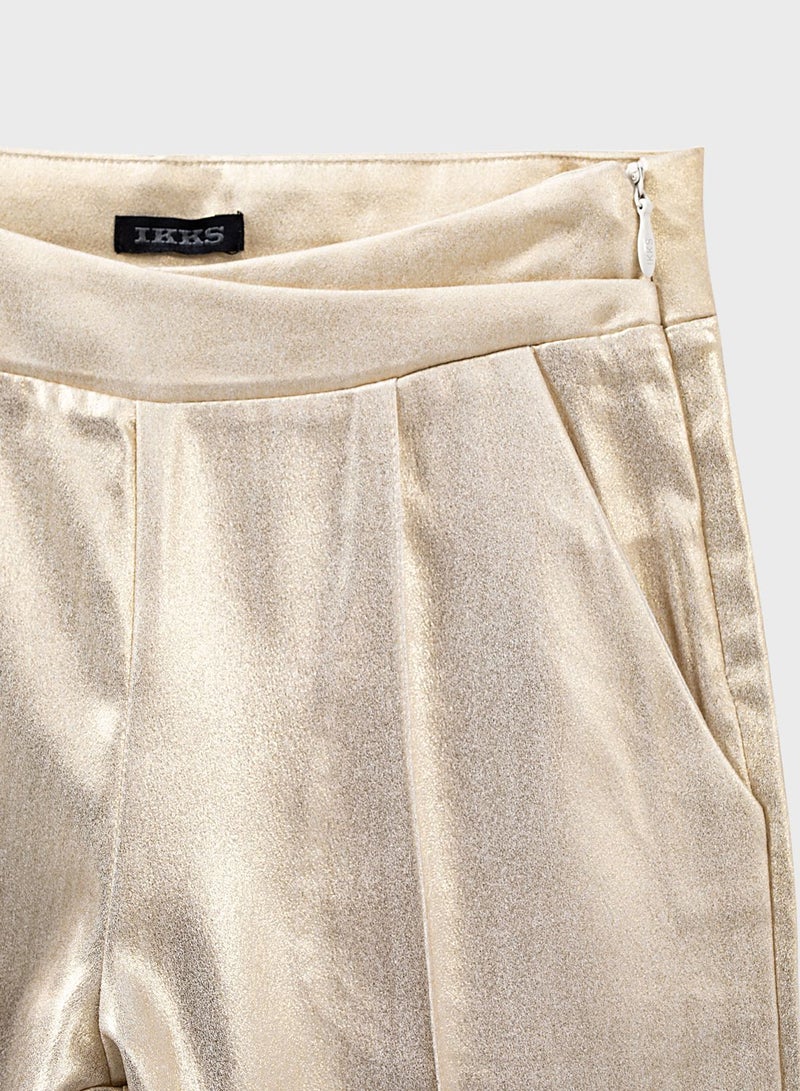 Kids Pleated Trousers