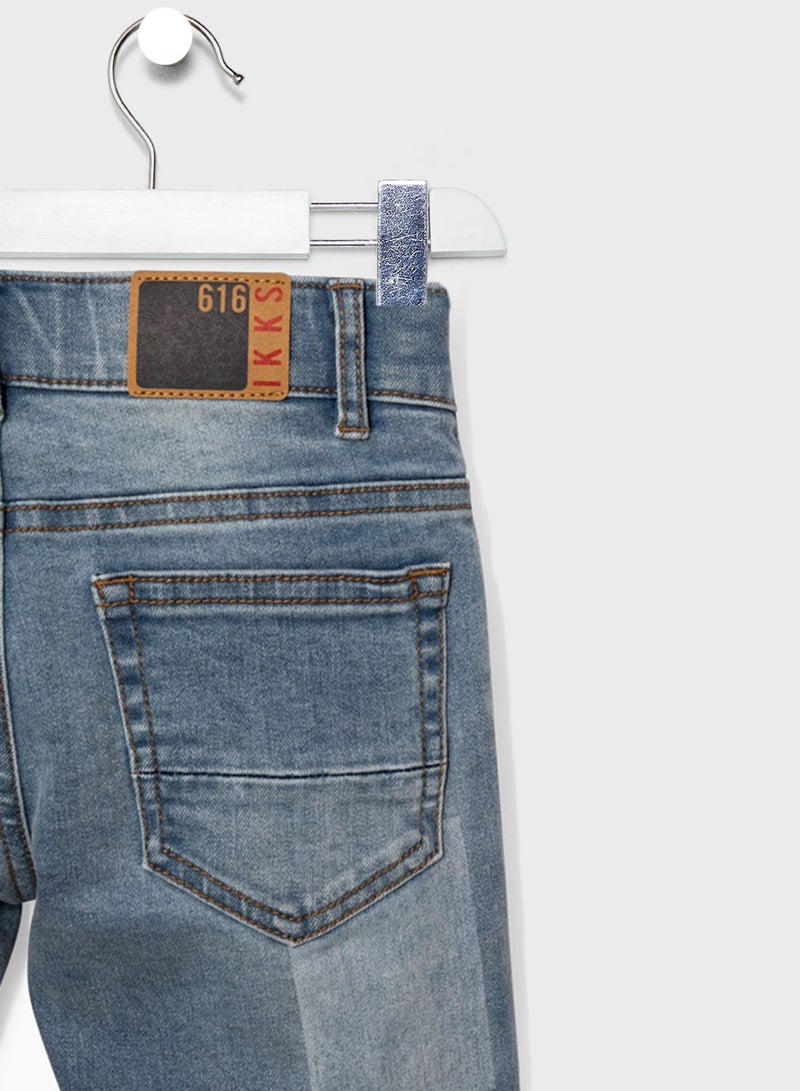 Kids Adjustable Waistband Jeans