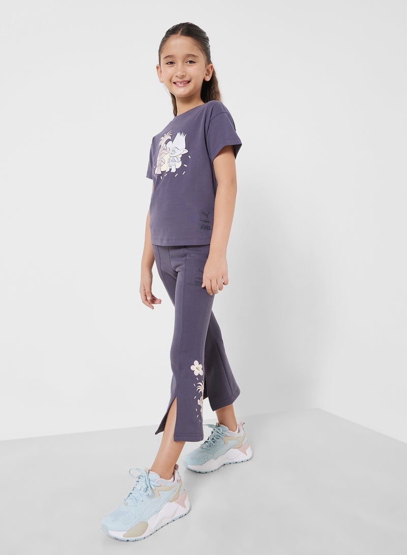 Kids Trolls Flared Sweatpants