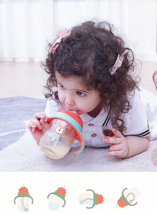 PPSU Baby Sippy Cup Boys and Girls Toddler Straw Cups Kids Water Bottle Spill Proof for School Outdoor Or Indoor BPA Free Easy To Hold 325ml