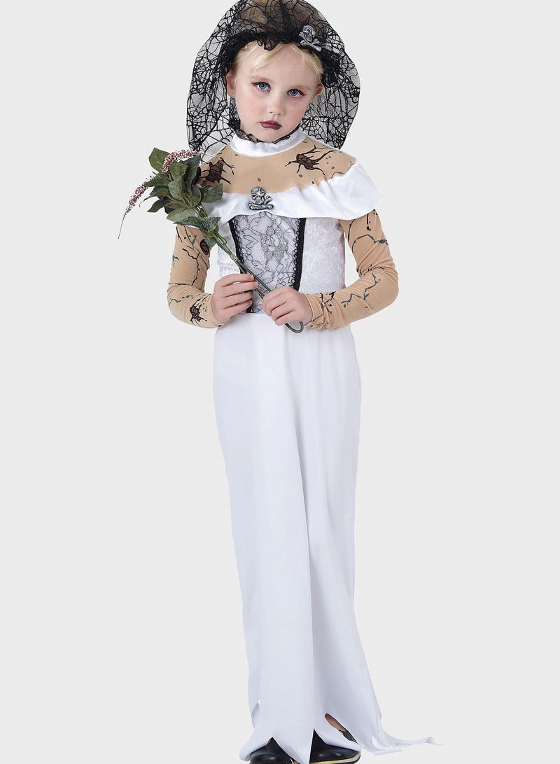 Kids Zombie Bride Child Costume