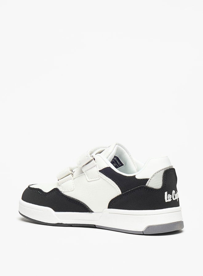 Boys' Colourblock Sneakers with Hook and Loop Closure